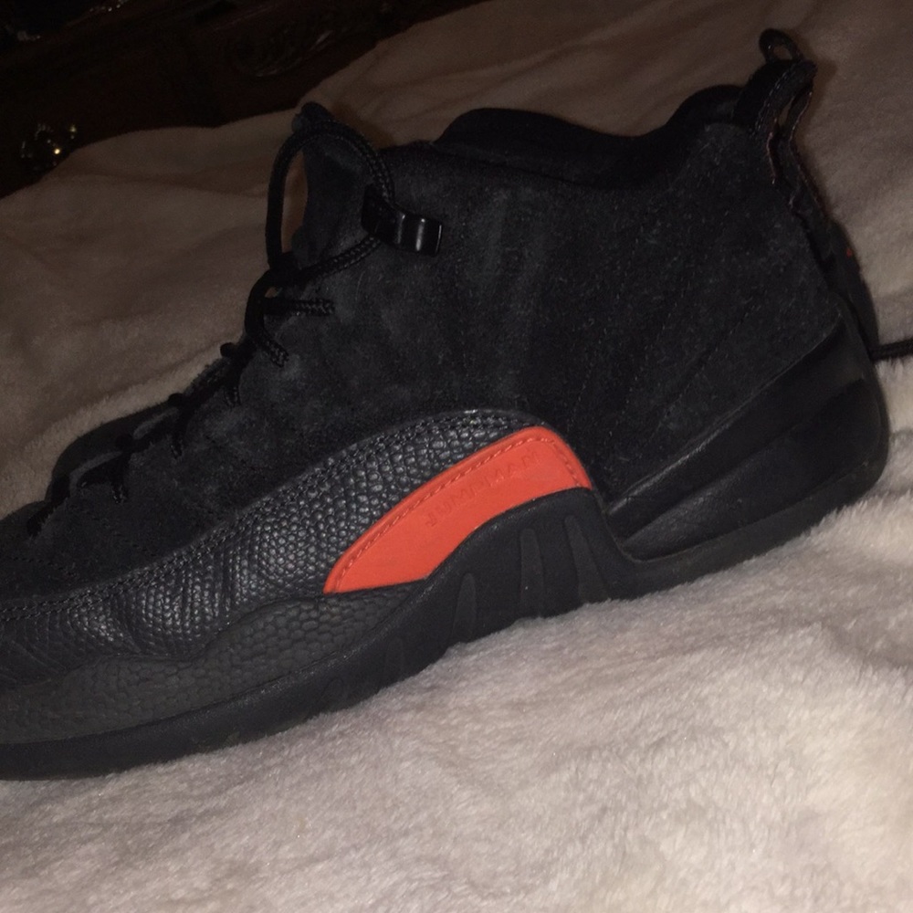 Jordan 12 low Black Suede